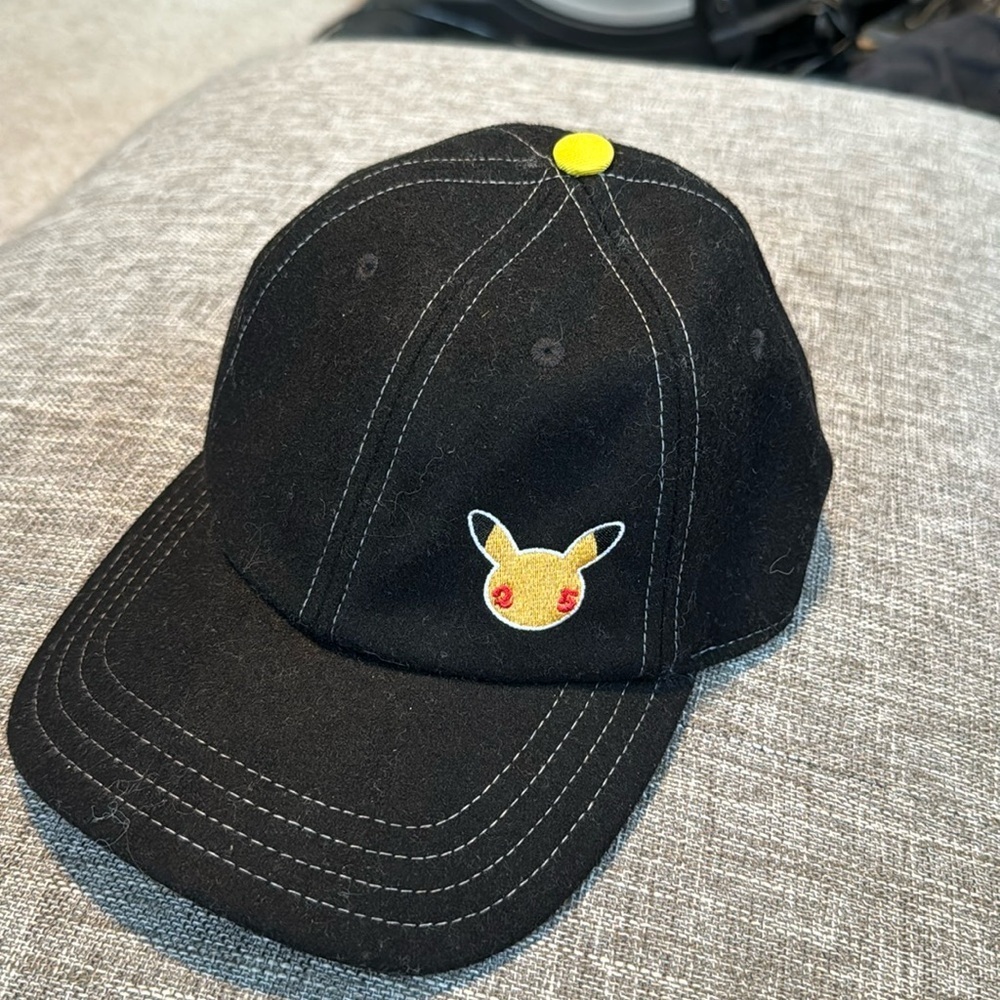 Pokemon Center 25th Anniversary Pikachu Celebrations Adjustable Adult Hat